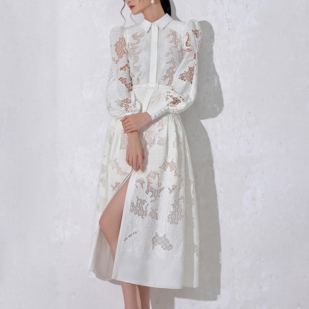 Retro Polo Midi dress